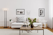 By Rydéns Luton golvlampa svart/vit - Azalea Home