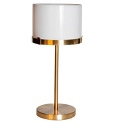 By Rydéns Marcel bordslampa H55 cm mässing/vit - Azalea Home