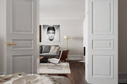 By Rydéns Marcel golvlampa H150 cm mässing/vit - Azalea Home