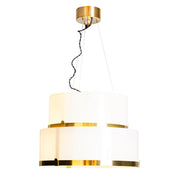 By Rydéns Marcel taklampa Ø50 cm mässing/vit - Azalea Home