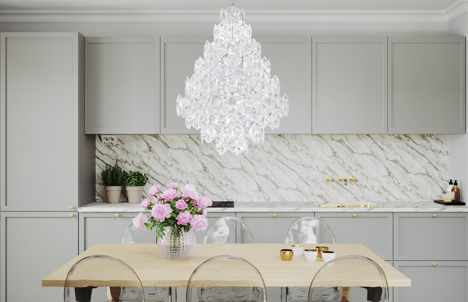 By Rydéns Monarque Grande taklampa Ø58 cm klar - Azalea Home