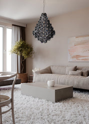 By Rydéns Monarque Grande taklampa Ø58 cm svart - Azalea Home