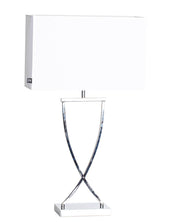 By Rydéns Omega bordslampa H69 cm krom/vit - Azalea Home