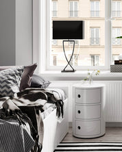 By Rydéns Omega bordslampa H69 cm svartkrom/svart - Azalea Home