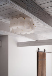 By Rydéns Omlott plafond Ø53 cm mässing/vit - Azalea Home