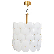 By Rydéns Omlott taklampa Ø50 cm mässing/vit - Azalea Home