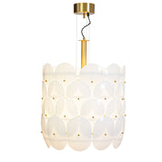 By Rydéns Omlott taklampa Ø50 cm mässing/vit - Azalea Home
