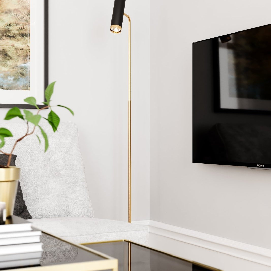 By Rydéns Puls golvlampa svart matt - Azalea Home