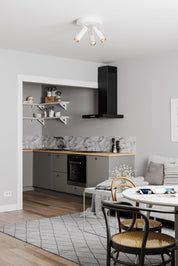 By Rydéns Puls takspotlight 3 - låg vit matt - Azalea Home