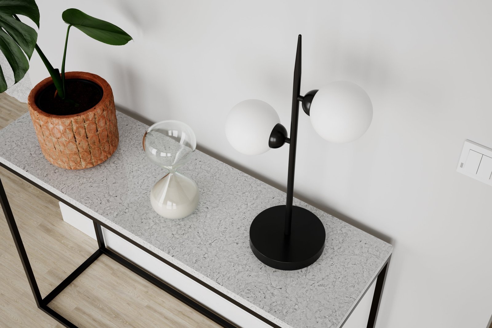 By Rydéns Punto bordslampa matt svart - Azalea Home
