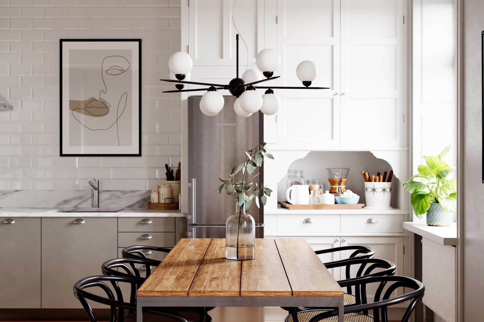 By Rydéns Punto taklampa svart matt - Azalea Home