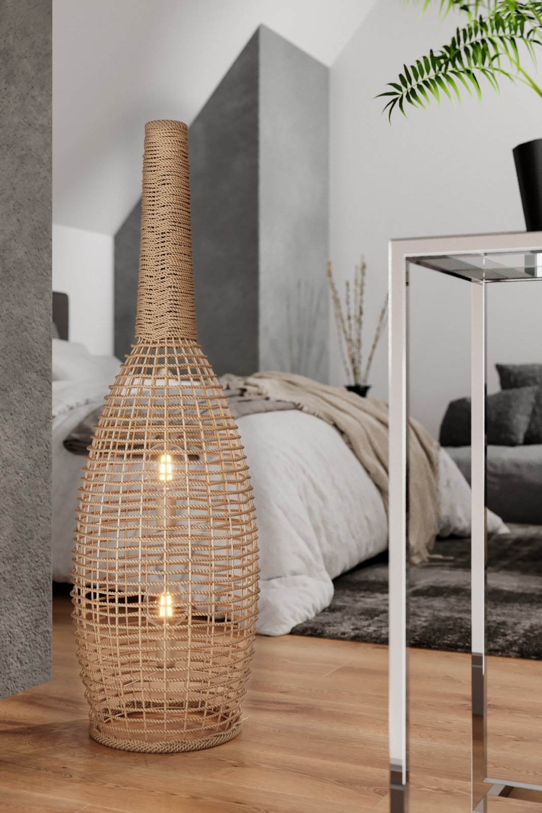By Rydéns Seagrass golvlampa natur - Azalea Home