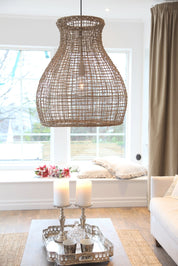 By Rydéns Seagrass taklampa Ø49 cm natur - Azalea Home