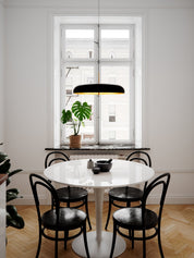 By Rydéns Shelby taklampa Ø50 cm svart/guld - Azalea Home