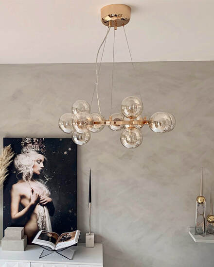 By Rydéns Splendor taklampa Ø58 cm amber - Azalea Home