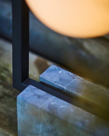 By Rydéns Stanley bord/golvlampa IP44 sandsvart - Azalea Home
