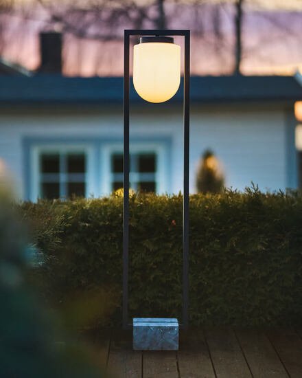 By Rydéns Stanley golvlampa IP44 sandsvart - Azalea Home