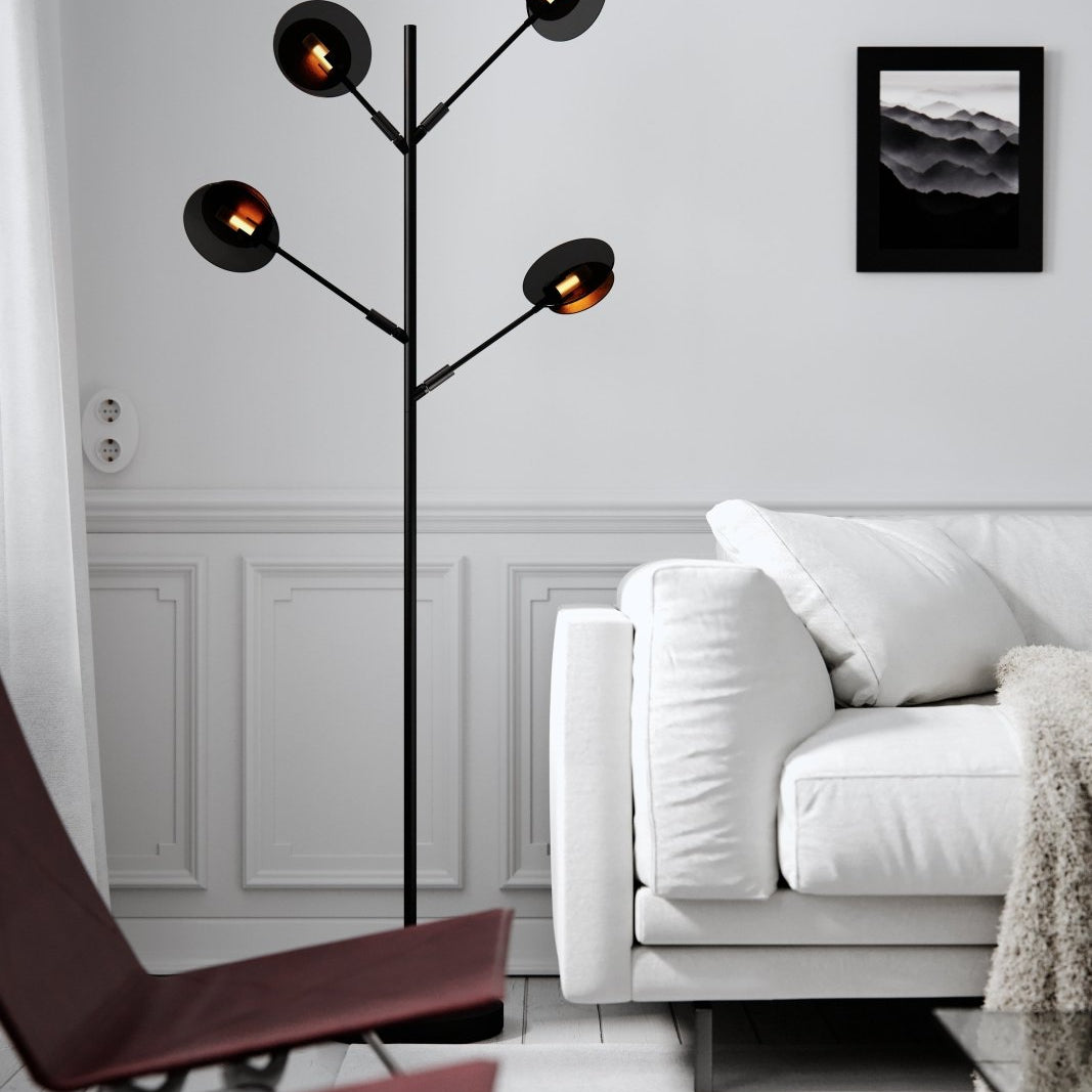 By Rydéns Turno golvlampa svart - Azalea Home