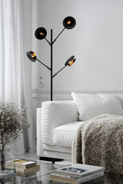 By Rydéns Turno golvlampa svart - Azalea Home