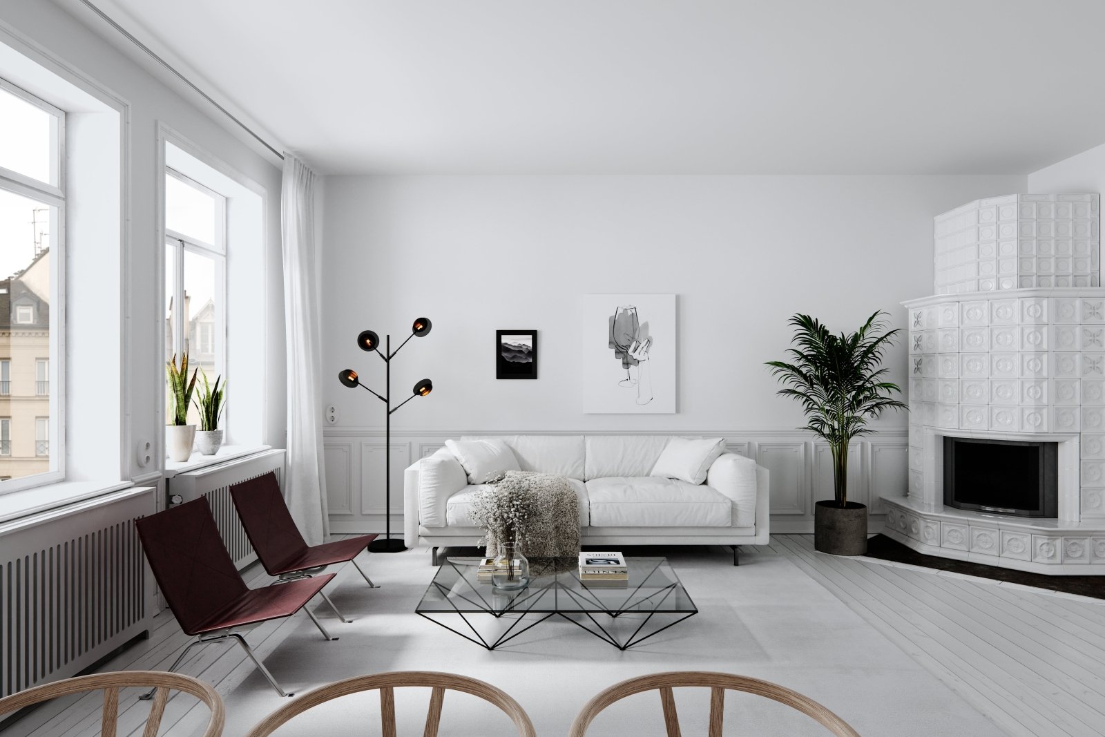 By Rydéns Turno golvlampa svart - Azalea Home