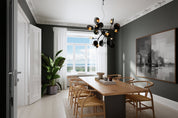 By Rydéns Turno taklampa svart/guld - Azalea Home