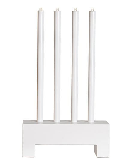 By Rydéns Twinkle bordslampa/ljusstake vit - Azalea Home