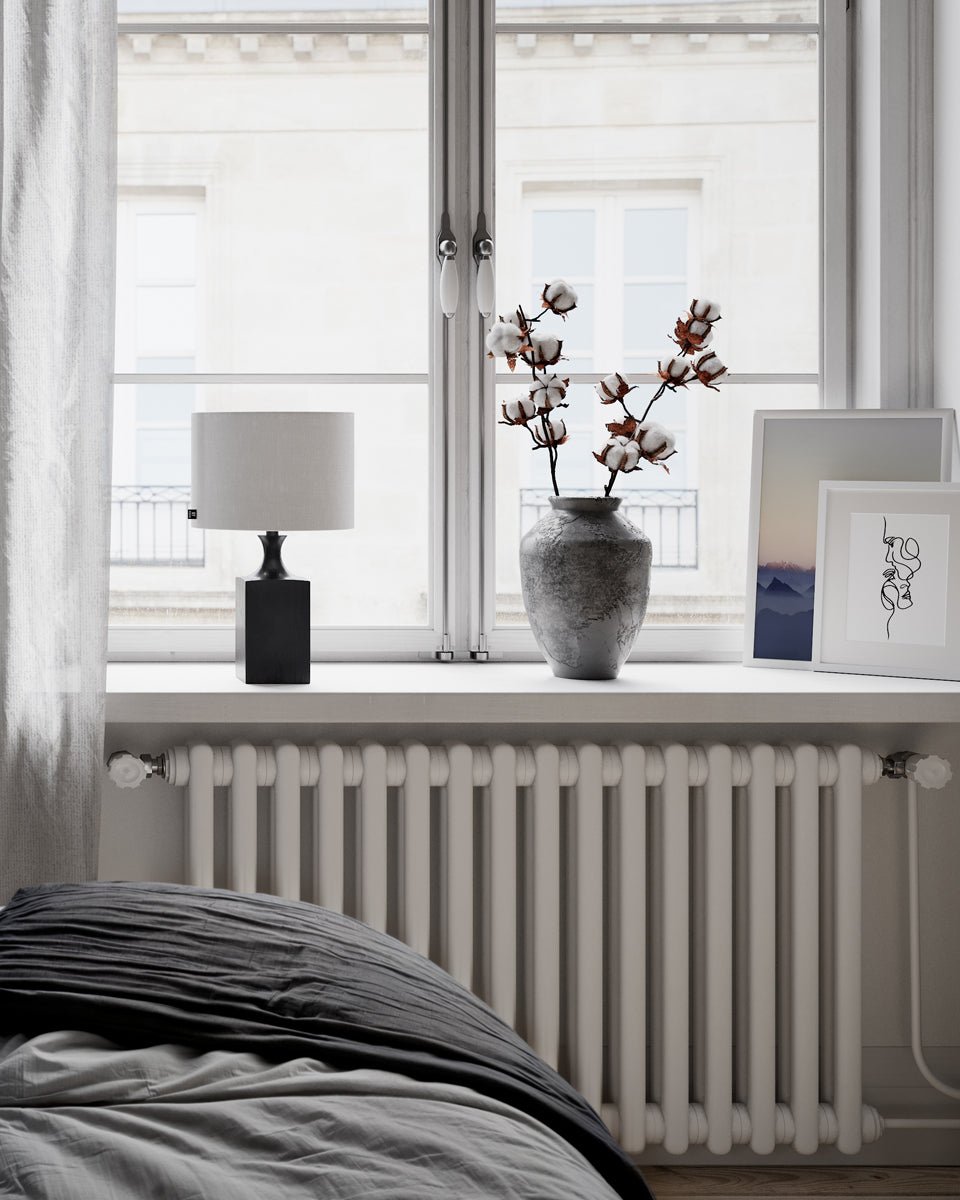 By Rydéns Woody bordslampa H41 cm svart/vit - Azalea Home