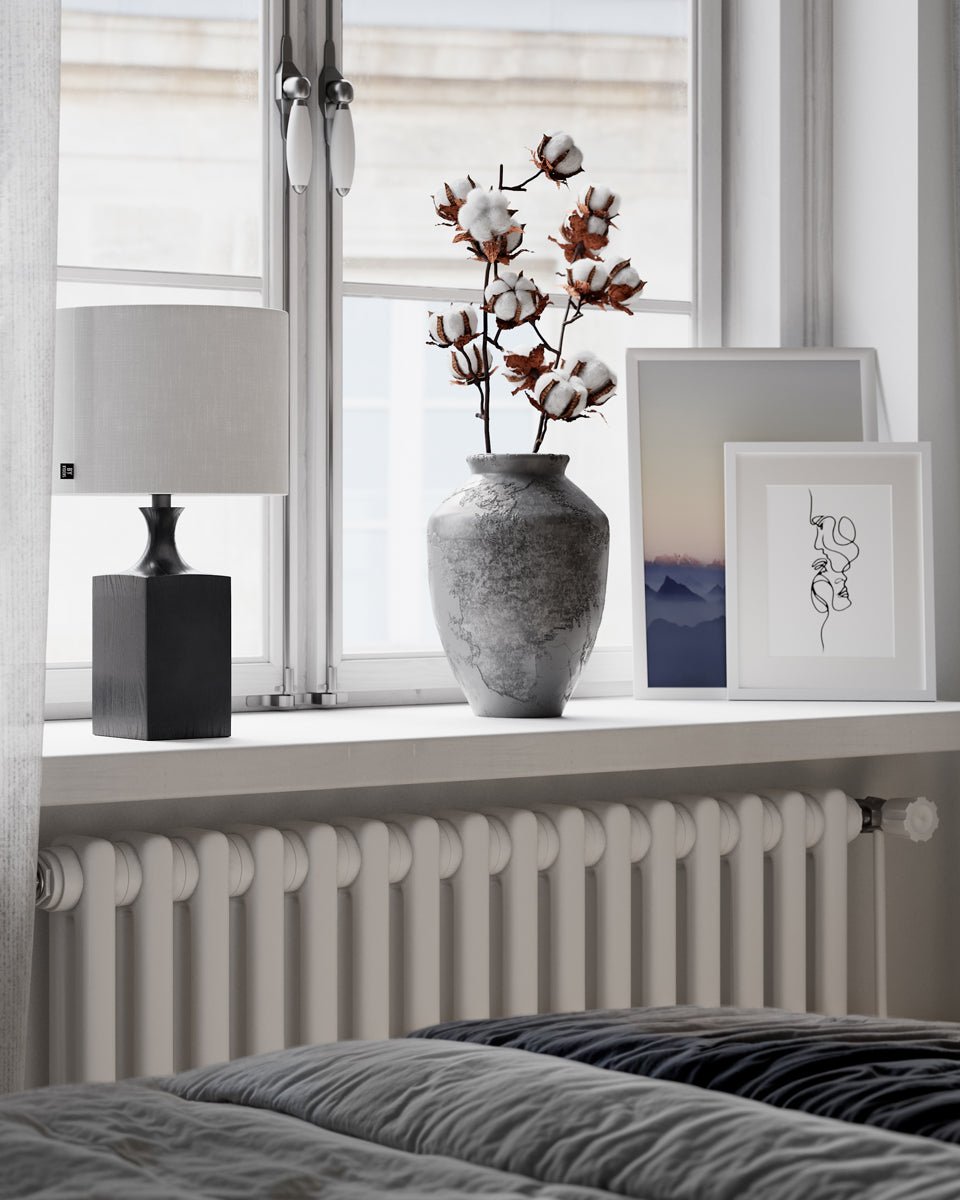 By Rydéns Woody bordslampa H41 cm svart/vit - Azalea Home