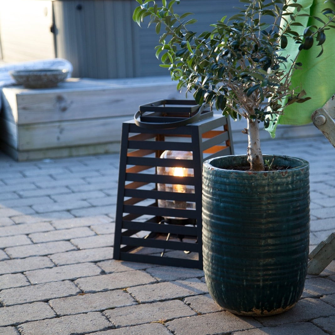golvlampa IP44 sandsvart - Azalea Home