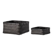 Donia Förvaringskorg 2-Pack, Svart