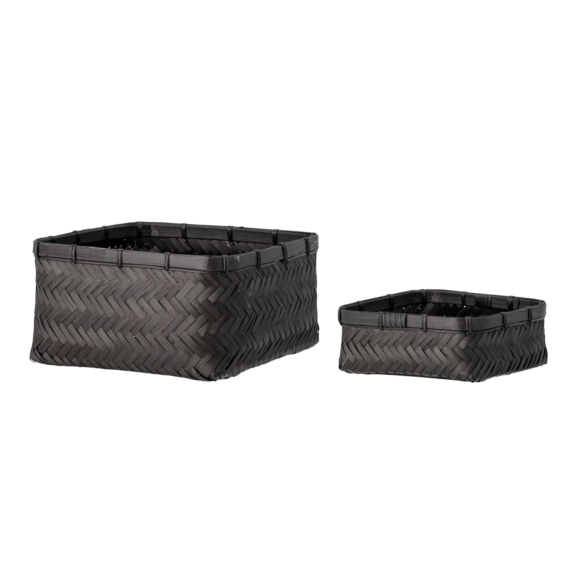 Donia Förvaringskorg 2-Pack, Svart