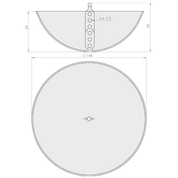 CableCup Cable Cup Hide White - Azalea Home