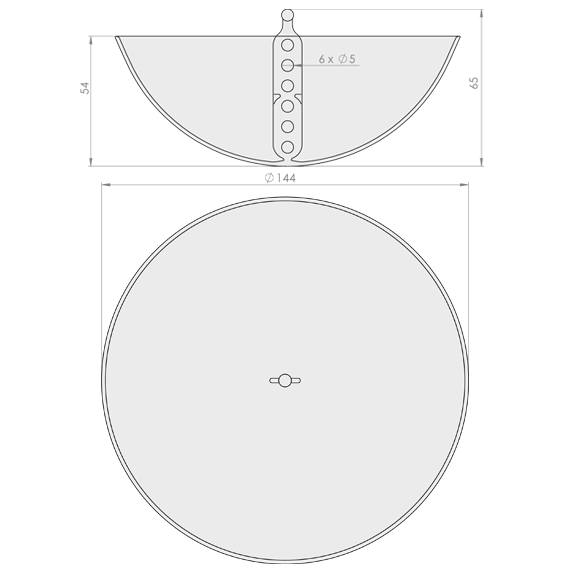 CableCup Cable Cup Hide White - Azalea Home