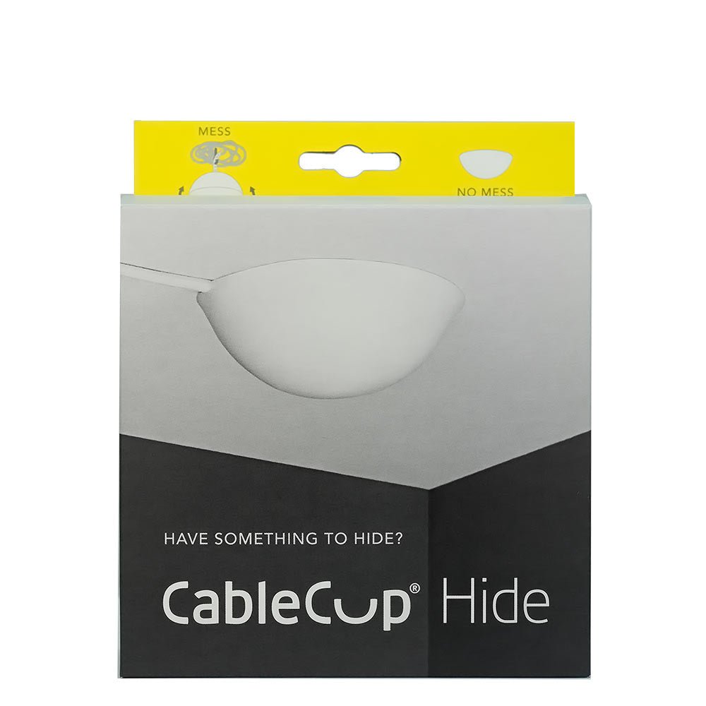 CableCup Cable Cup Hide White - Azalea Home