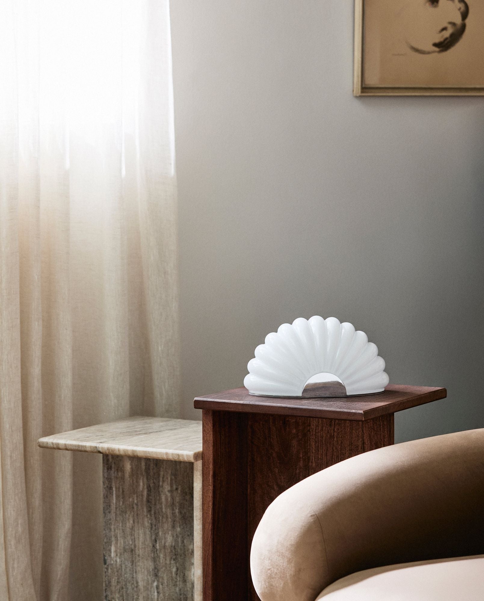 CHIA Bordslampa, Vit