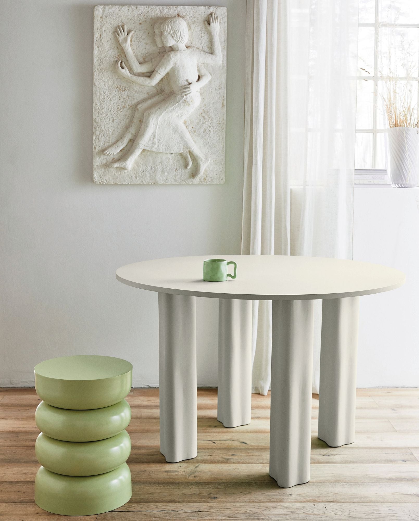 ENVO Matbord Ø120, Beige