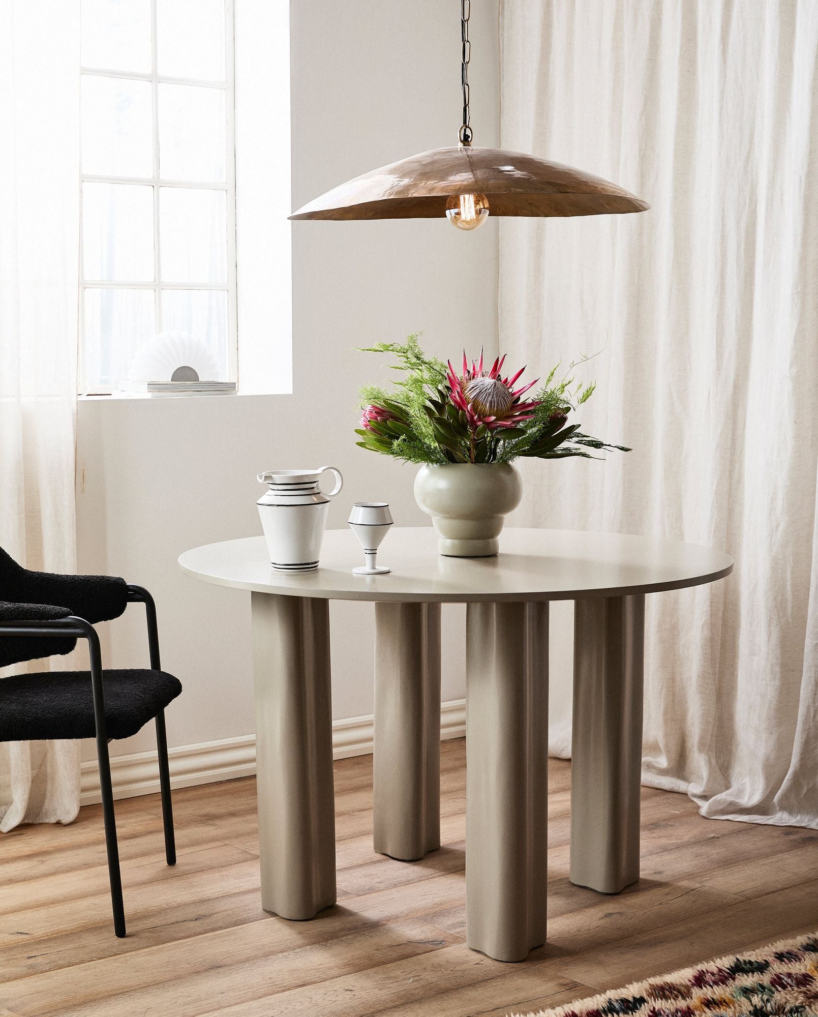 ENVO Matbord Ø120, Beige