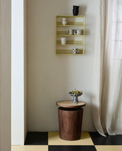 KWANDO Sidobord, Travertin