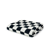 Ceannis Check Pläd 160x130cm, Svart - Azalea Home