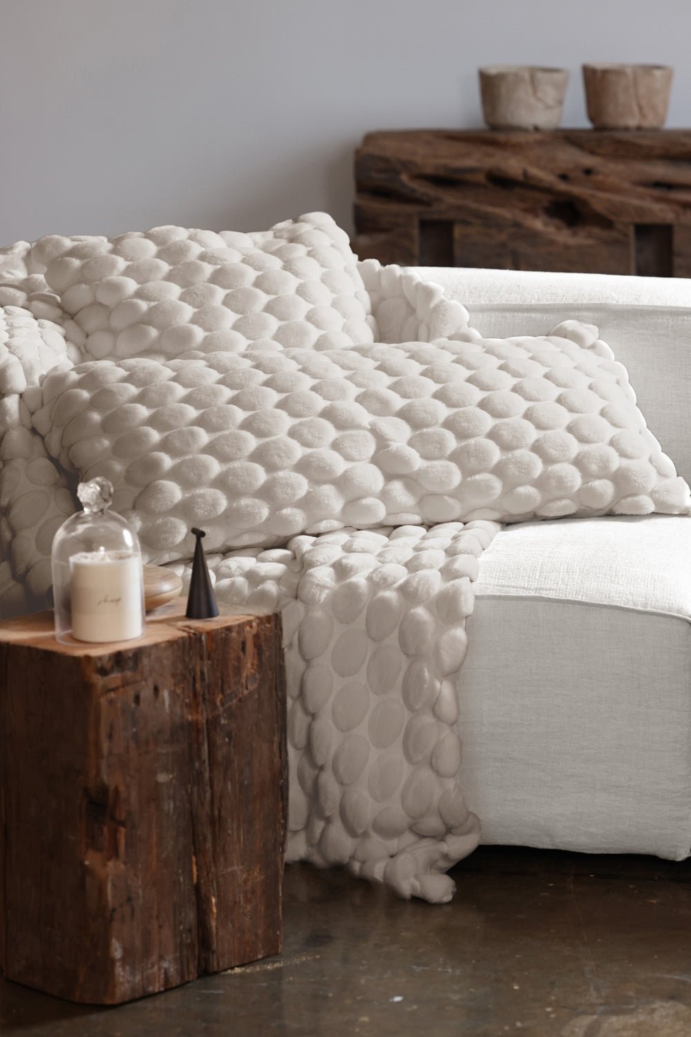 Ceannis Cover Egg Kuddfodral 40x90cm, Soft Linen - Azalea Home