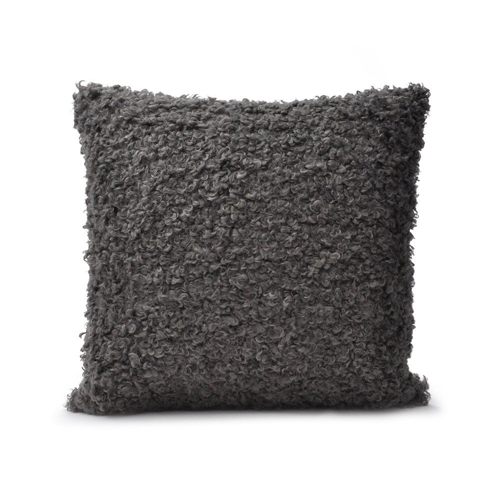 Ceannis Curly Lamb Kuddfodral 50x50cm, Grå - Azalea Home