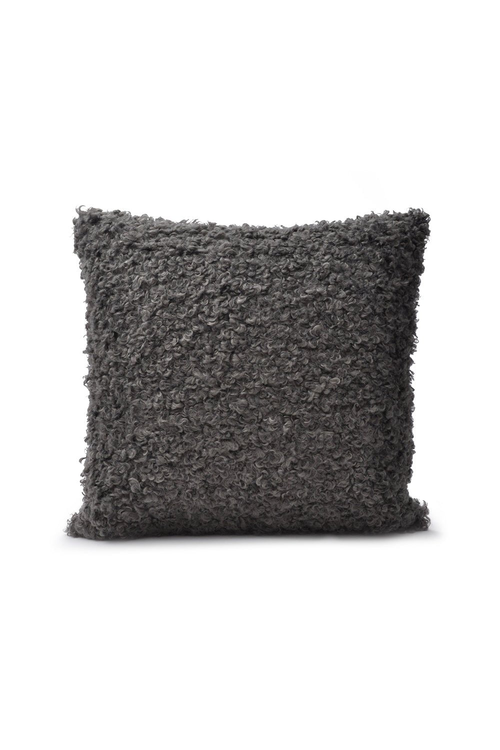 Ceannis Curly Lamb Kuddfodral 50x50cm, Grå - Azalea Home