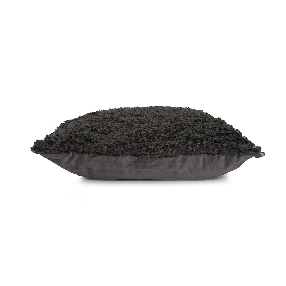 Ceannis Curly Lamb Kuddfodral 50x50cm, Grå - Azalea Home
