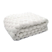 Ceannis Egg Pläd 130x170cm, Vit - Azalea Home