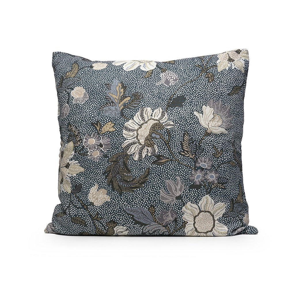 Ceannis Flower Linen Kuddfodral 50x50cm, Blå - Azalea Home