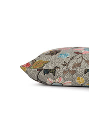 Ceannis Flower Linen Kuddfodral 50x50cm, Grå - Azalea Home