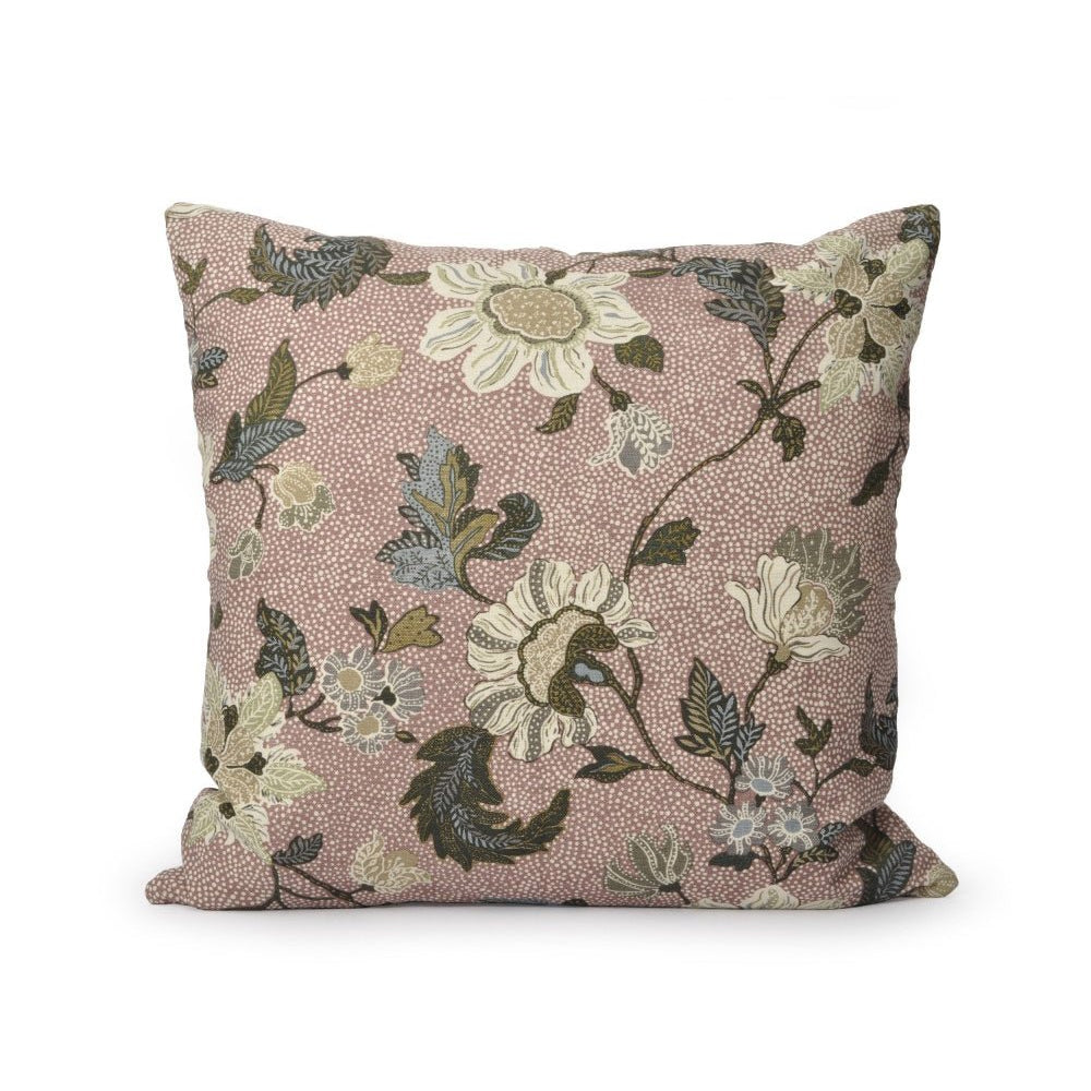Ceannis Flower Linen Kuddfodral 50x50cm, Rosa - Azalea Home