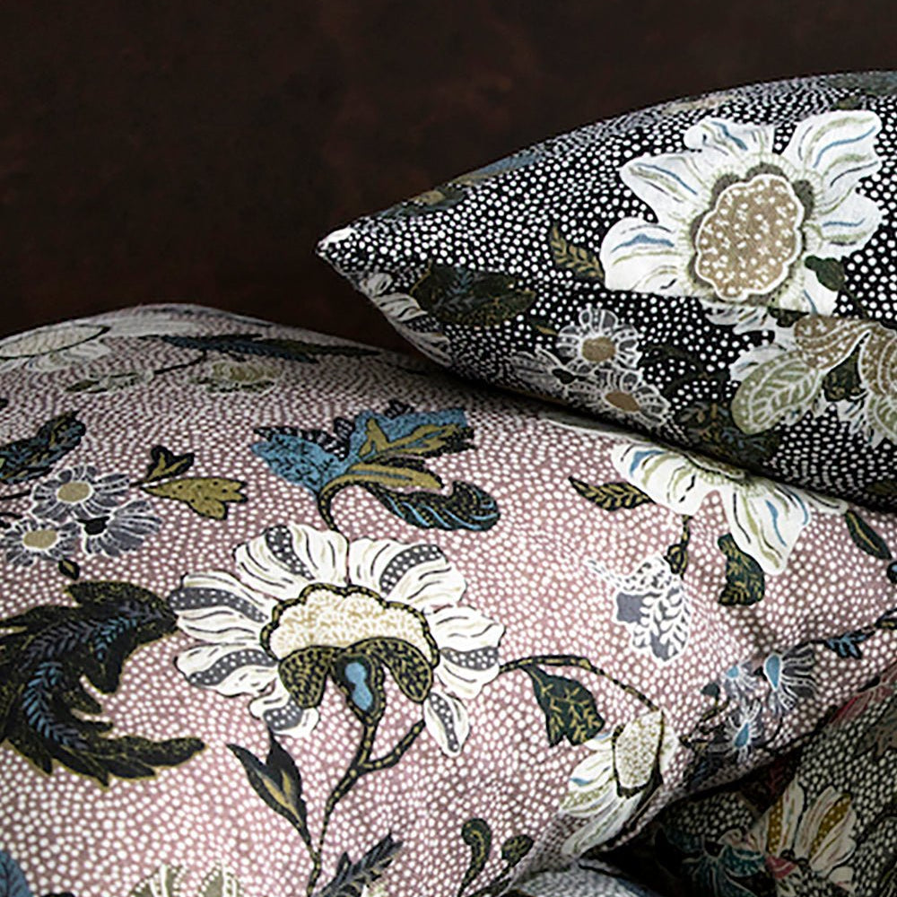 Ceannis Flower Linen Kuddfodral 50x50cm, Rosa - Azalea Home