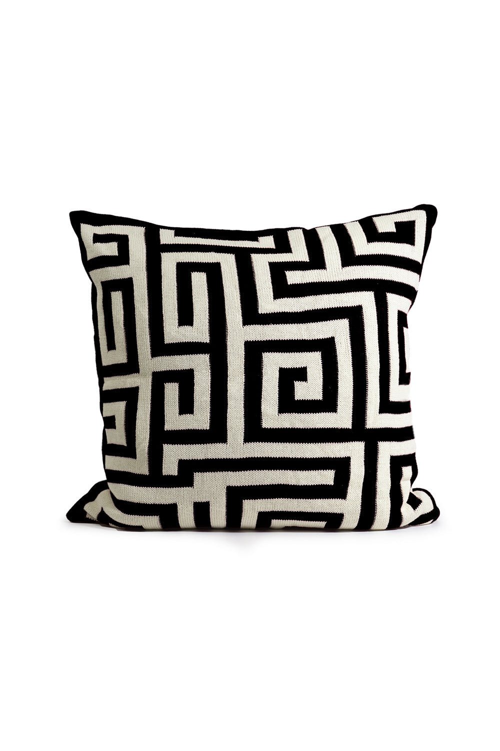 Ceannis Knitted Kuddfodral 50x50cm, Svart - Azalea Home