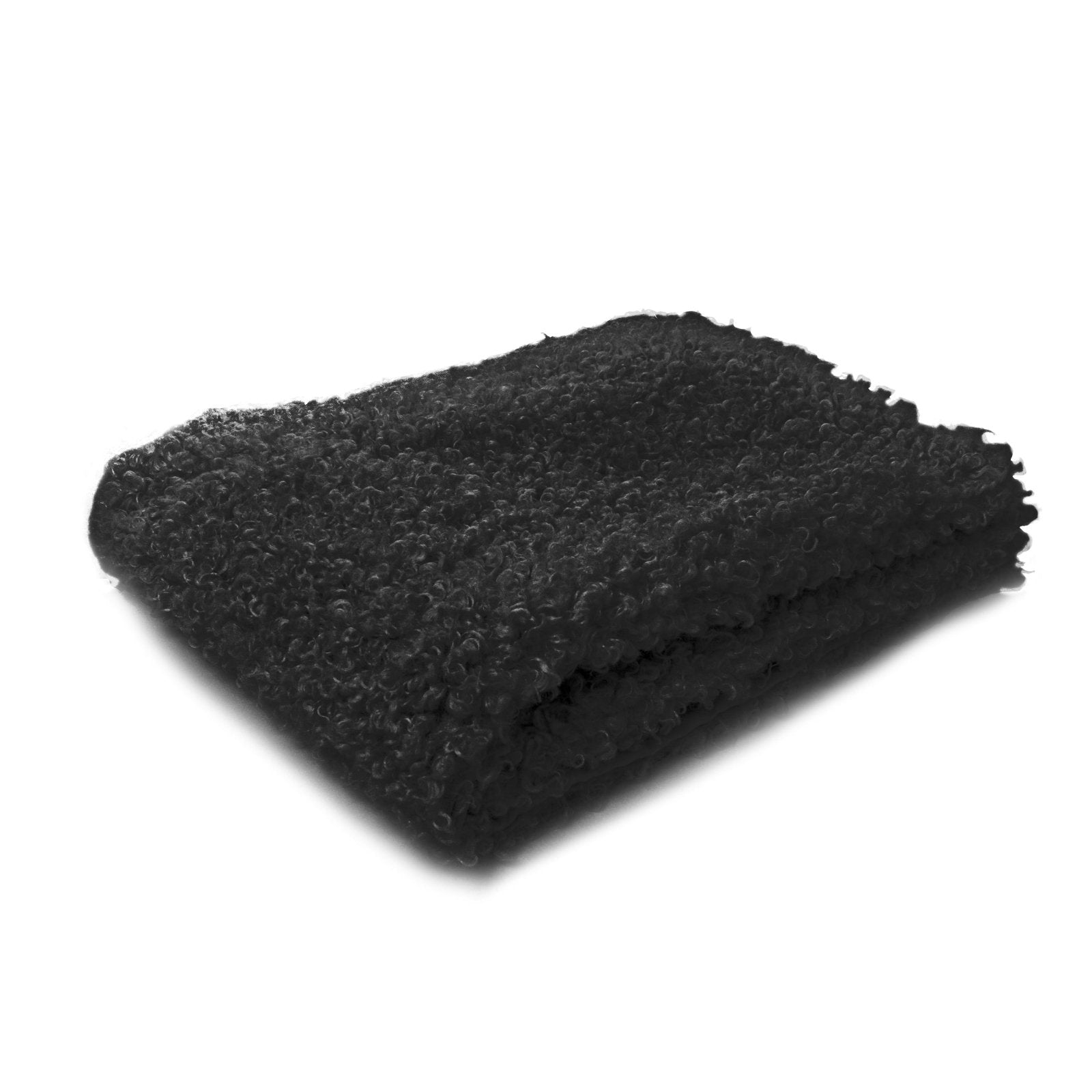 Ceannis Lamb Fake Fur Pläd 130x170cm, Svart - Azalea Home